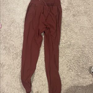 Lululemon Maroon Jogger Pants